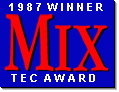 Winner 1987 Mix TEC Award