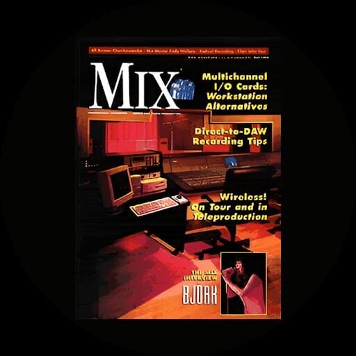 A magazine cover with a piano and keyboard.